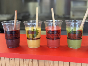 Smoothie Banane Framboise 