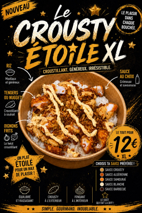 Riz Crousty étoilé (Taille XL)