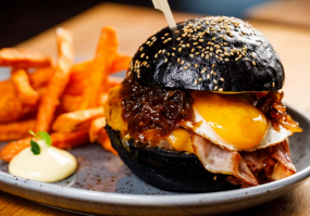 Beef burger teriyaki 180g  (1,3,6,7,11)