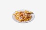 Cartofi Prăjiți cu Bacon și Sos Cheddar