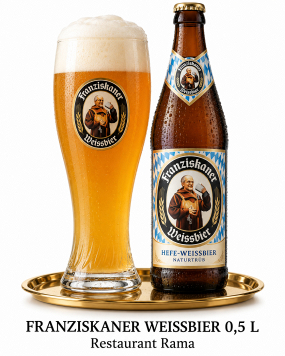 Franziskaner Hefe-Weissbier Naturtrüb 0.5 l