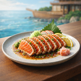 Sashimi Tataki Saumon