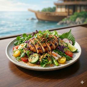 Salade Kikara (poulet)