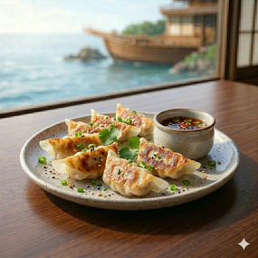 Entrée : Gyozas Légumes (par 4)