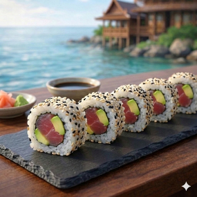 California Thon rouge/Avocat