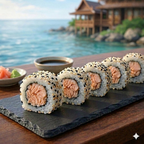 California Saumon cuit