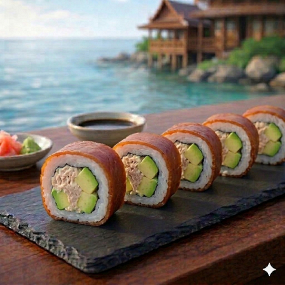 Takino Rolls Thon Cuit Mayo Avocat