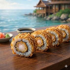 Crispy Roll Crevette Tempura