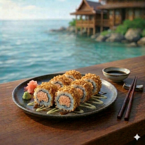 Crispy Roll Saumon cuit