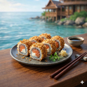 Crispy Roll Saumon/Cheese