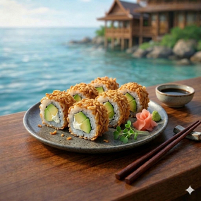 Crispy Roll Avocat/Cheese 