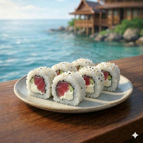White Maki Thon rouge/Cheese