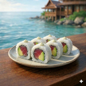 White Maki Thon rouge/Avocat