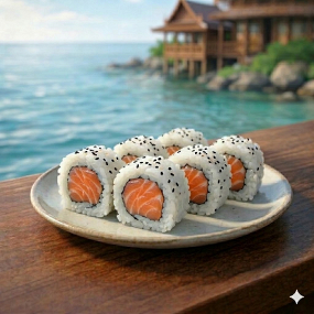 White Maki Saumon cuit