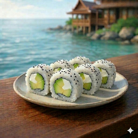 White Maki Avocat/Cheese