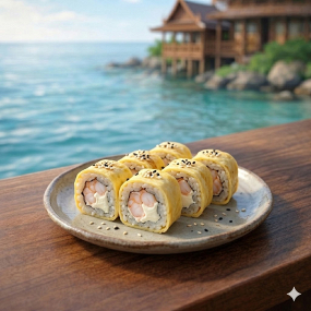 Egg Maki Crevette/Cheese