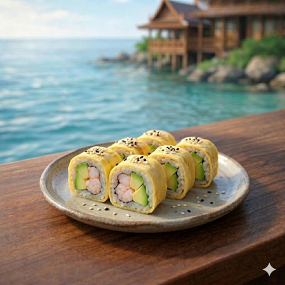 Egg Maki Crevette/Avocat