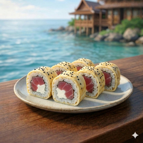 Egg Maki Thon rouge/Cheese