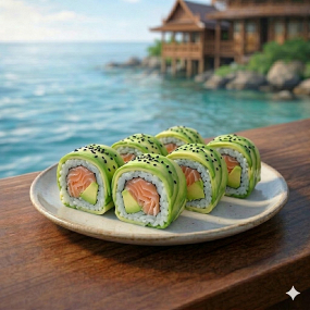 Green Maki Saumon fumé/Avocat