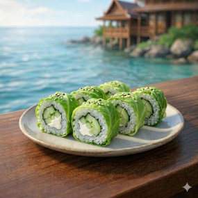Green Maki Concombre/Cheese