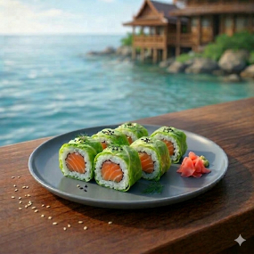 Green Maki Saumon