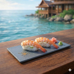 Sushi Crevette/Cheese