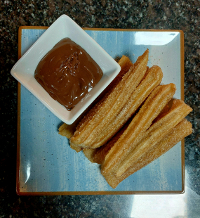 Churros cu Nutella
