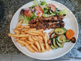 Assiette Brochette Agneau