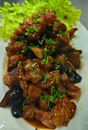 Pua'a à la sauce huître