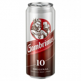 Gambrinus Original 10° pivo 500 ml plech 