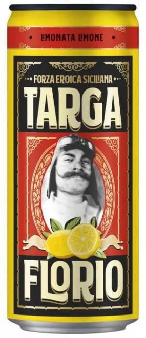 Targa Florio citron 330ml plech 