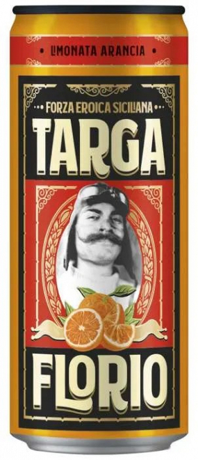 Targa Florio pomeranč 330ml plech 