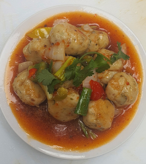 Boulettes poisson et Crevettes sauce Aigre-douce 200g