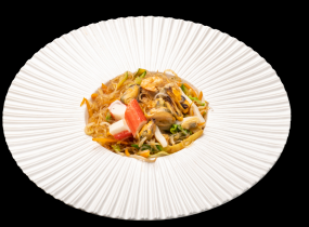 198.SPAGHETTI DI SOIA FRUTTI DI MARE