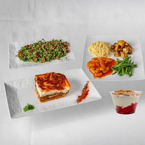 Entrée + Plat avec accompagnement + Dessert