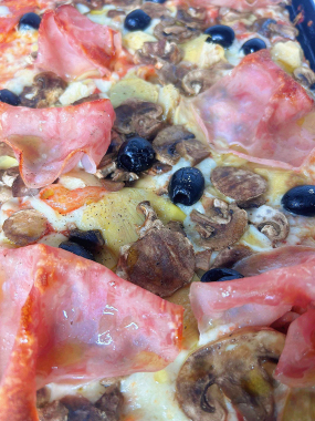 Funghi e prosciutto cotto