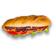 Menu Baguette Américaine 