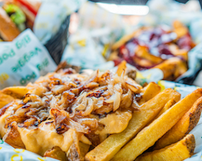 Frites Cheddar Lardons