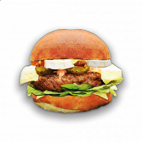 Menu French burger