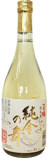 SAKE JUNMAI PAILLETTES D'OR KAGATSURU 15% 72cl