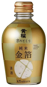SAKE JUNMAI PAILLETTES D'OR KIZAKURA JP 14% 18cl