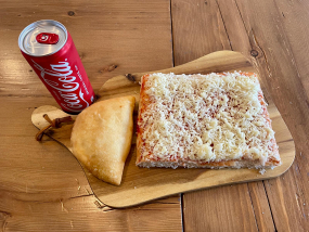 Margherita al Taglio + Panzerotto + Coca Cola