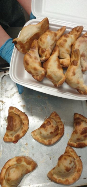 Pierogi z pieca z pieczarkami 8 szt.