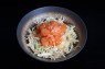 SALADE DE CHOU ACCOMPAGNÉ DE SAUMON