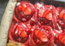 Red Velvet Erdbeer Schnecke 