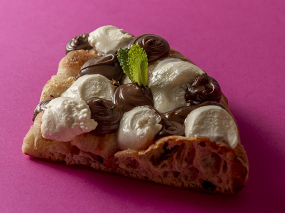 Spicchio di Pinsa Dolce Mascarpone e Nutella