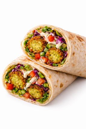Falafel Hummus Wrap