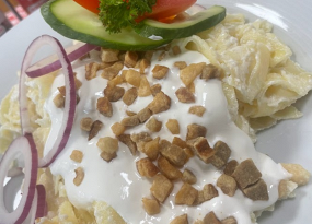 Túrós csusza Nagy adag