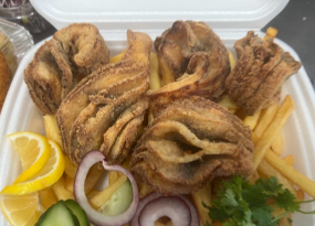 Fokhagymás ponty filé