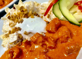 Harcsapaprikás túrós csuszával - kis adag